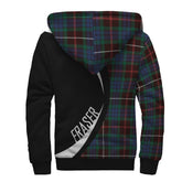 Fraser Hunting Ancient Tartan Crest Sherpa Hoodie - Circle Style